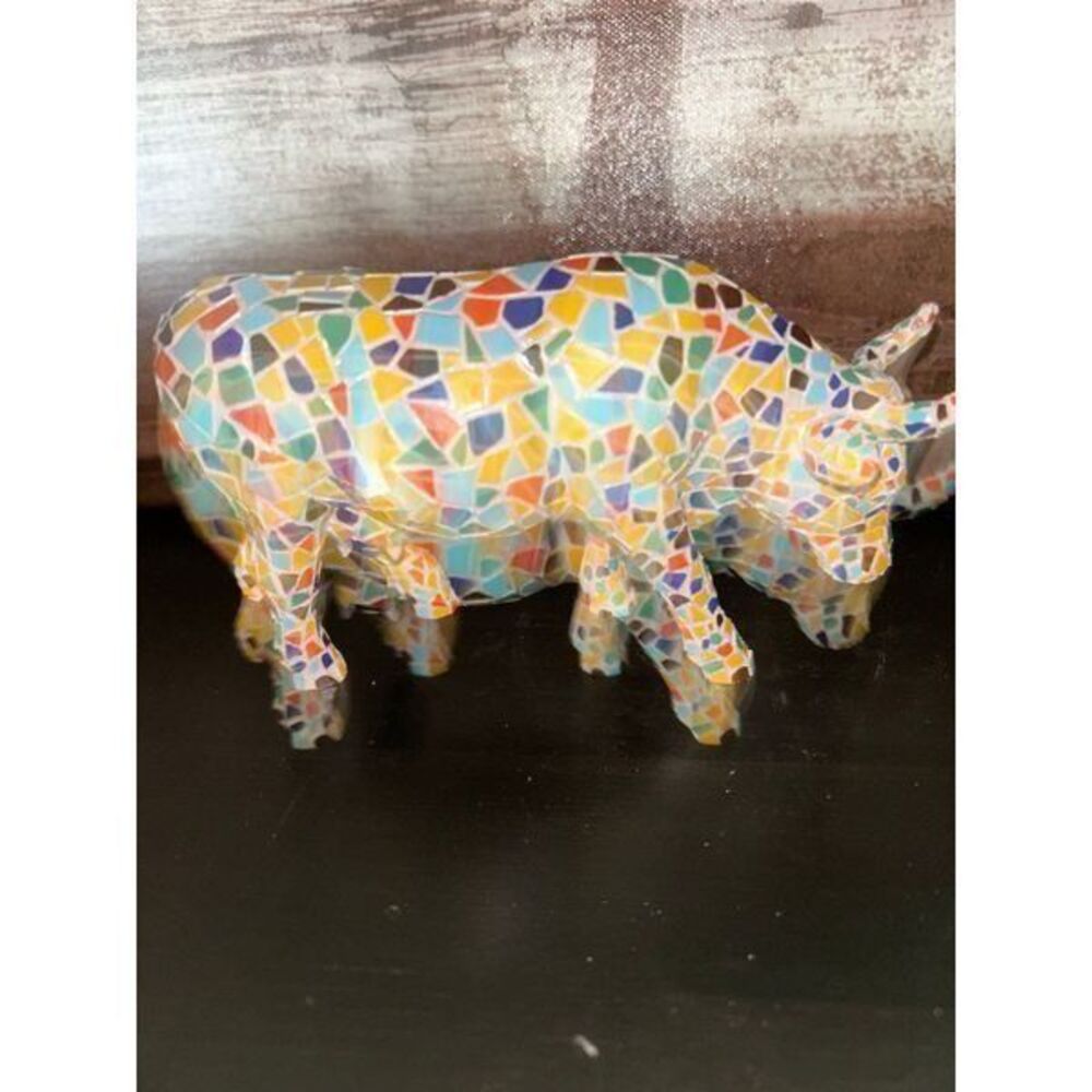 Cow Parade westland Mosaic textured No. 9143 2002 21 - Picture 2 of 5